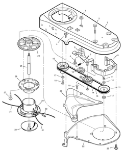Cutting Head Assembly Diagram and Parts List for TM6000X50NB 2007 Briggs and Stratton Trimmer